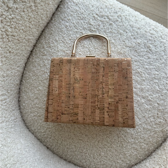 Cork and gold bag - Picture 1 of 4